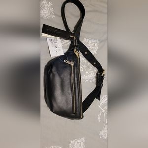 Leather belt bag